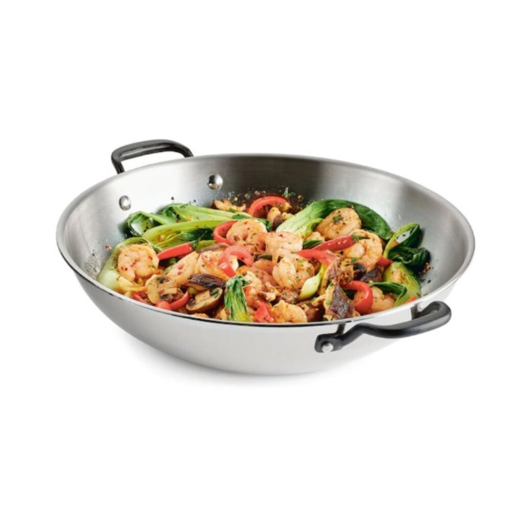 KitchenAid 5-Ply Clad Stainless Steel 15" Wok